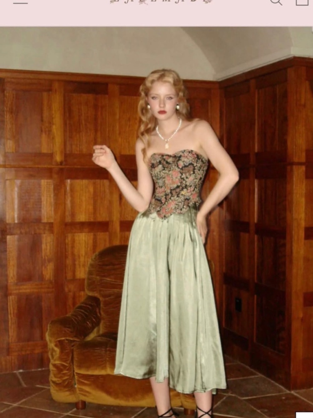 LaceMade corset Flower & Mirror Corset - Picture 3 of 6